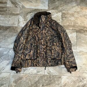 Hodgeman Max 4 camo duck hunting jacket Mossy Oak